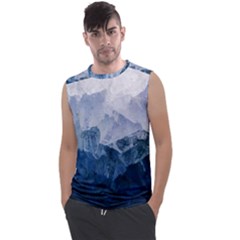 Blue Mountain Men s Regular Tank Top by goljakoff