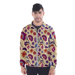 Pretty Ethnic Flowers Men s Windbreaker by designsbymallika