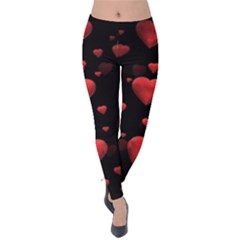 Multicoeur Velvet Leggings by sfbijiart