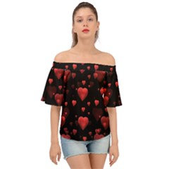 Multicoeur Off Shoulder Short Sleeve Top by sfbijiart