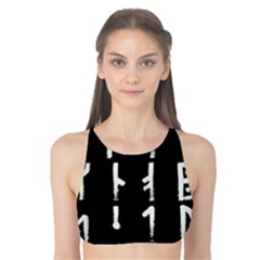 Medieval Runes Collected Inverted Complete Tank Bikini Top by WetdryvacsLair