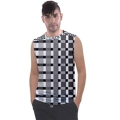 Nine Bar Monochrome Fade Squared Pulled Inverted Men s Regular Tank Top by WetdryvacsLair