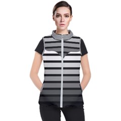 9 Bar Monochrome Fade Women s Puffer Vest by WetdryvacsLair