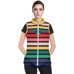 Nine 9 Bar Rainbow Women s Puffer Vest by WetdryvacsLair