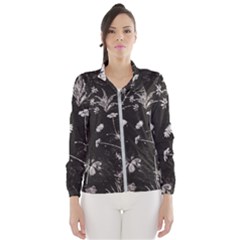 Dark Floral Artwork Women s Windbreaker by dflcprintsclothing