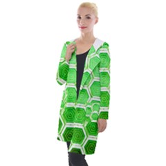 Hexagon Windows Hooded Pocket Cardigan by essentialimage