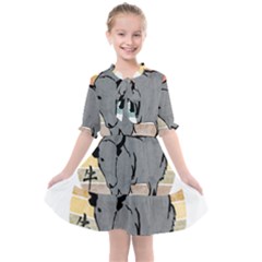 Chinese New Year ¨c Year Of The Ox Kids  All Frills Chiffon Dress by Valentinaart