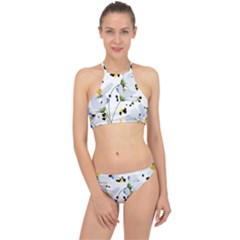 Tree Poppies  Racer Front Bikini Set by Sobalvarro