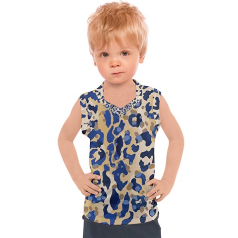 Leopard Skin  Kids  Sport Tank Top by Sobalvarro