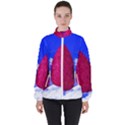 Two Hearts Women s High Neck Windbreaker View1