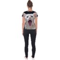 Wow Kitty Cat From Fonebook Short Sleeve Sports Top  View2