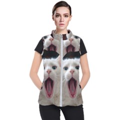 Wow Kitty Cat From Fonebook Women s Puffer Vest by 2853937