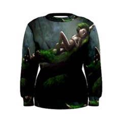 Wooden Child Resting On A Tree From Fonebook Women s Sweatshirt by 2853937