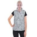 Dots Motif Geometric Print Design Women s Button Up Vest View1
