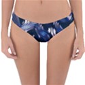 Structure Blue Background Reversible Hipster Bikini Bottoms View1