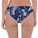 Structure Blue Background Reversible Hipster Bikini Bottoms View2