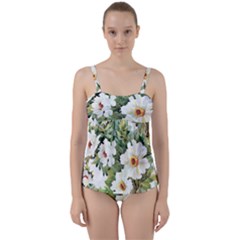 ?hamomile Twist Front Tankini Set by goljakoff