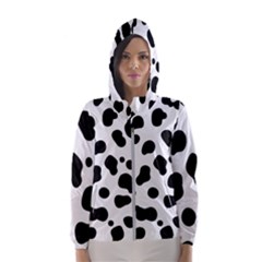 Spots Women s Hooded Windbreaker by Sobalvarro