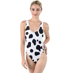 Spots High Leg Strappy Swimsuit by Sobalvarro