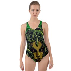 Medusa Cut-out Back One Piece Swimsuit by ExtraGoodSauce