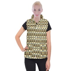 Native American Pattern Women s Button Up Vest by ExtraGoodSauce