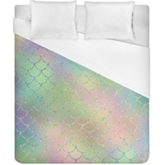 Pastel Mermaid Sparkles Duvet Cover (california King Size) by retrotoomoderndesigns