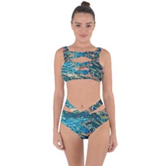 Oceanic Mircoscope  Bandaged Up Bikini Set  by BrenZenCreations