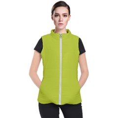 Acid Green Women s Puffer Vest by FabChoice