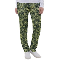 Camouflage Green Women s Casual Pants
