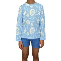 Blue Fantasy Kids  Long Sleeve Swimwear by Eskimos