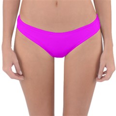 Color Fuchsia / Magenta Reversible Hipster Bikini Bottoms by Kultjers