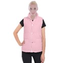 Color Pink Women s Button Up Vest View1