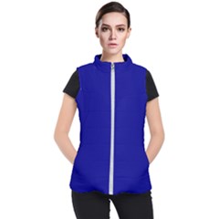 Color Dark Blue Women s Puffer Vest by Kultjers