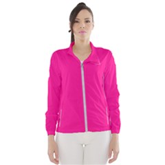 Color Deep Pink Women s Windbreaker by Kultjers