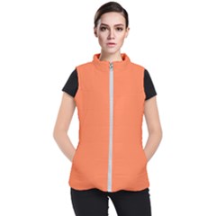 Color Coral Women s Puffer Vest