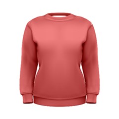 Color Light Coral Women s Sweatshirt by Kultjers