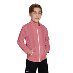 Color Light Coral Kids  Windbreaker by Kultjers