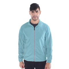 Color Pale Turquoise Men s Windbreaker by Kultjers