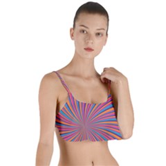 Psychedelic Groovy Pattern 2 Layered Top Bikini Top  by designsbymallika