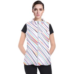 Beautiful Stripes Women s Puffer Vest by designsbymallika