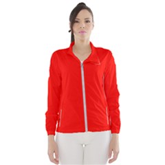 Color Candy Apple Red Women s Windbreaker by Kultjers