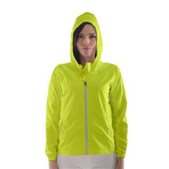 Color Luis Lemon Women s Hooded Windbreaker by Kultjers