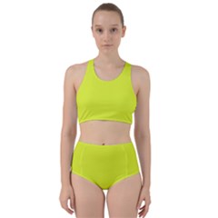 Color Luis Lemon Racer Back Bikini Set by Kultjers