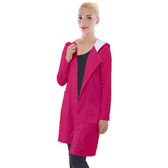 Color Ruby Hooded Pocket Cardigan by Kultjers