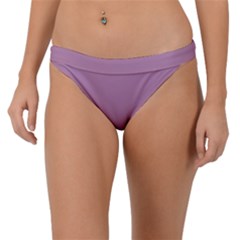 Color Mauve Band Bikini Bottom by Kultjers