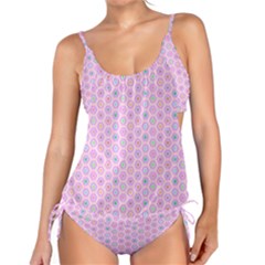 Hexagonal Pattern Unidirectional Tankini Set by Dutashop