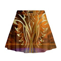 Pheonix Rising Mini Flare Skirt