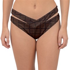 Chocolate Double Strap Halter Bikini Bottom by goljakoff