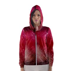 Red And Yellow Drops Women s Hooded Windbreaker by goljakoff