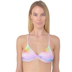 Rainbow Paint Reversible Tri Bikini Top by goljakoff